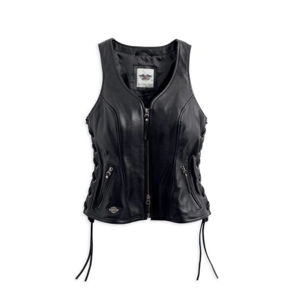 Harley Davidson Women’s Avenue Leather Vest XS